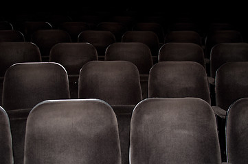 Image showing Cinema chairs