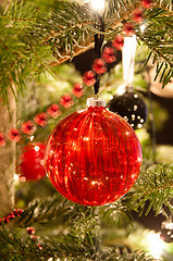 Image showing Christmas balls