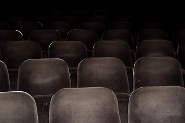 Image showing Cinema chairs