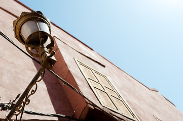 Image showing Marrakech street lamp