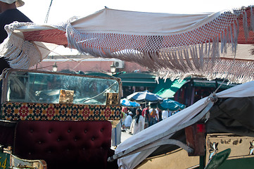 Image showing Marrakech - Horsedrawn Carriage