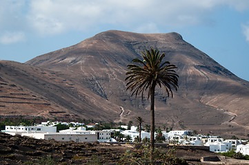 Image showing Yaiza on Lanzarote, Canary Islands, Spain.