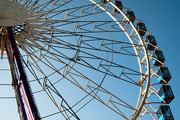 Image showing Amusement Park Ferris Wheel