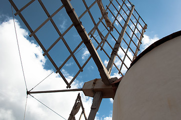 Image showing Old Windmill Detail