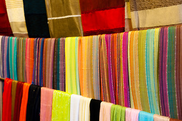 Image showing Colorful Scarves