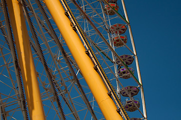 Image showing Amusement Park Ferris Wheel