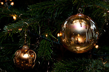 Image showing Decorative Christmas Balls