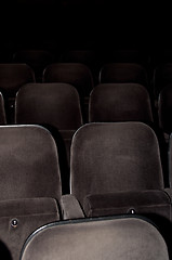 Image showing Cinema chairs