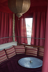 Image showing Traditional Riad Tent In Marrakesh