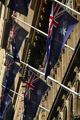 Image showing Australian flags