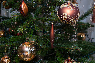 Image showing Decorative Christmas Balls