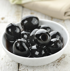 Image showing Black Olives