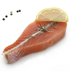 Image showing Raw Salmon Fillet