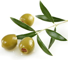 Image showing Green Olives