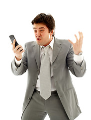 Image showing angry businessman