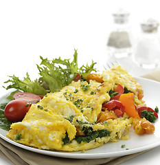 Image showing Omelet With Vegetables