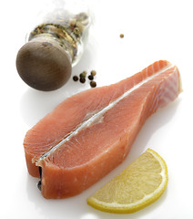 Image showing Raw Salmon Fillet