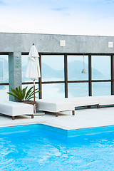 Image showing Luxury swimming pool