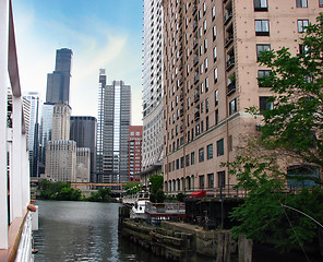 Image showing Chicago Buildings and Skyscrapers, Illinois