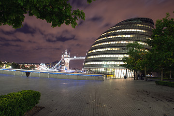 Image showing LONDON, SEP 28: London City Hall, headquarter of London Authorit
