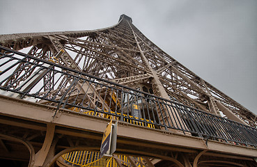 Image showing Powerful Structure of Eiffel Tower in Paris