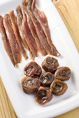 Image showing anchovies fillets