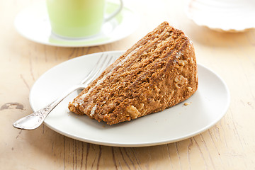 Image showing sweet honey-cake