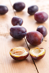 Image showing fresh plums