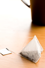 Image showing tea bag on table