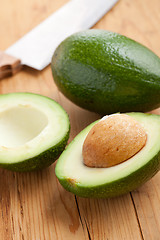 Image showing cut avocado