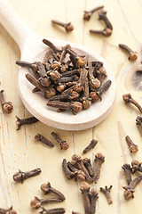 Image showing cloves on kitchen table