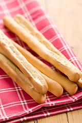 Image showing grissini sticks