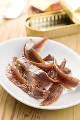 Image showing anchovies fillets