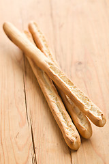 Image showing grissini sticks