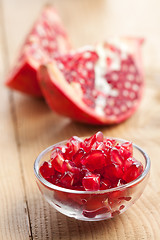 Image showing sliced pomegranate