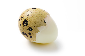 Image showing boiled quail egg