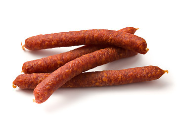 Image showing smoked sausages