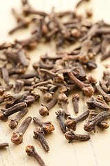 Image showing cloves on kitchen table