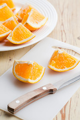 Image showing cut orange