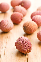 Image showing tasty litchi fruit 