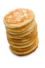 Image showing pile of pancakes