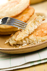 Image showing pancakes on plate