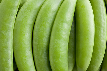 Image showing green peas pods