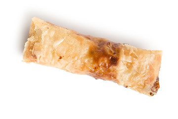 Image showing spring rolls on white background