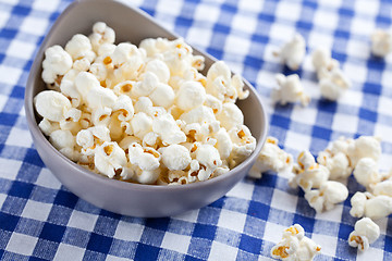 Image showing popcorn in bowl