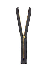 Image showing black zipper