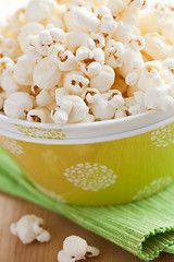 Image showing popcorn in bowl