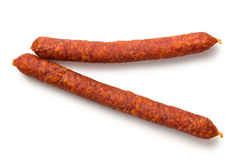 Image showing smoked sausages