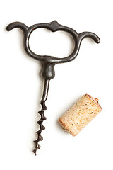 Image showing the vintage corkscrew