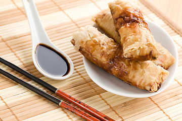 Image showing spring rolls